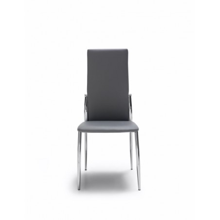 Silla Comedor Estructura Cromada Modelo Scen - Varios Colores