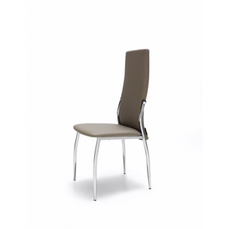 Silla Comedor Estructura Cromada Modelo Scen - Varios Colores