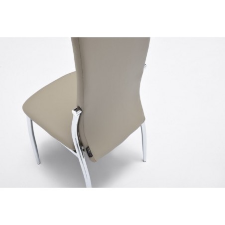 Silla Comedor Estructura Cromada Modelo Scen - Varios Colores