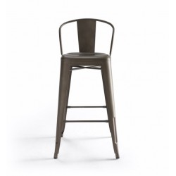 Taburete Alto Diseño Industrial Modelo Rodas