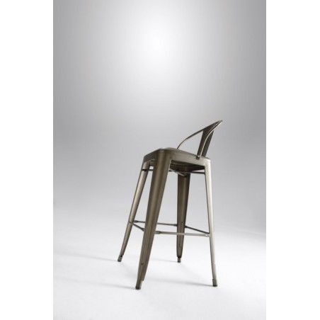 Taburete Alto Diseño Industrial Modelo Rodas