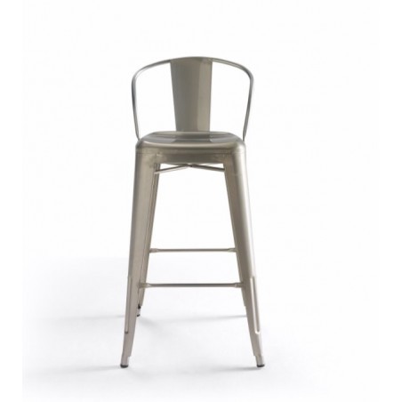 Taburete Alto Diseño Industrial Modelo Rodas