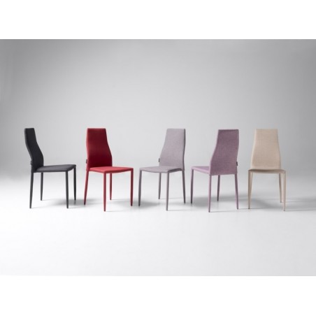 Silla Tapizada Pandora Tejido - Varios Colores