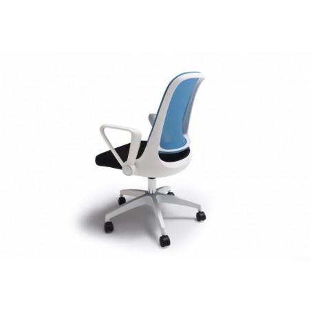 Silla Oficina Modelo Alien Estructura Blanca