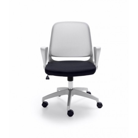 Silla Oficina Modelo Alien Estructura Blanca