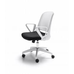 Silla Oficina Modelo Alien Estructura Blanca