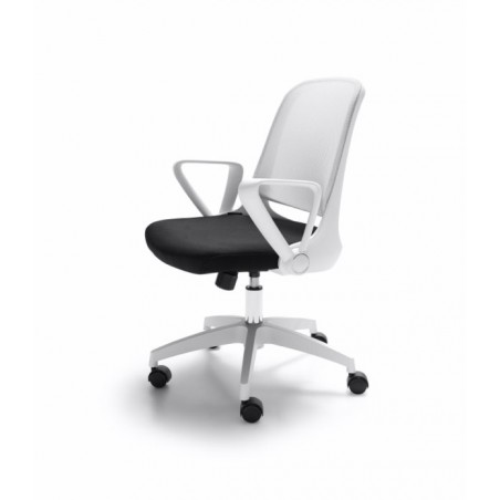 Silla Oficina Modelo Alien Estructura Blanca