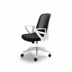 Silla Oficina Modelo Alien Estructura Blanca