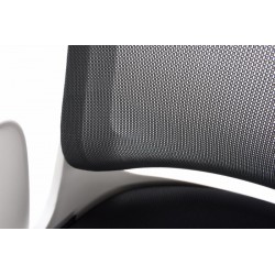 Silla Oficina Modelo Alien Estructura Blanca