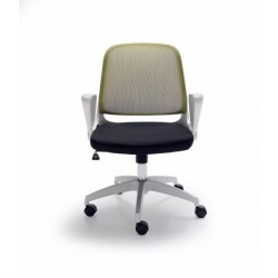 Silla Oficina Modelo Alien Estructura Blanca