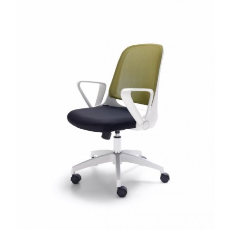 Silla Oficina Modelo Alien Estructura Blanca