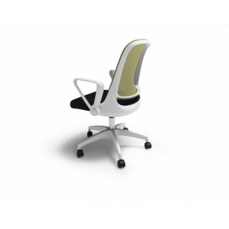 Silla Oficina Modelo Alien Estructura Blanca