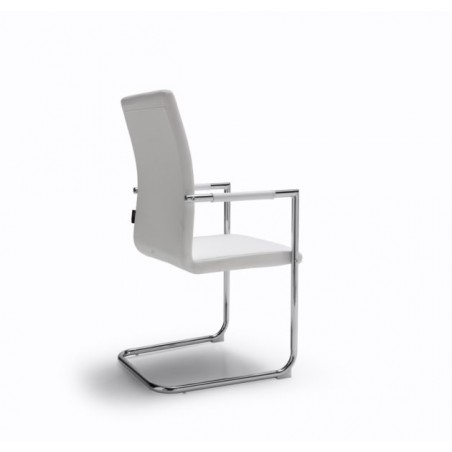 Sillón Confidente Oficina Eco Piel Modelo Evolution -  Varios colores