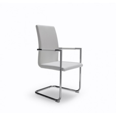 Sillón Confidente Oficina Eco Piel Modelo Evolution -  Varios colores