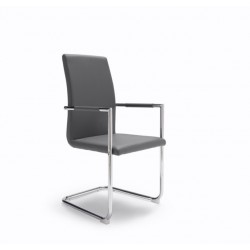 Sillón Confidente Oficina Eco Piel Modelo Evolution -  Varios colores