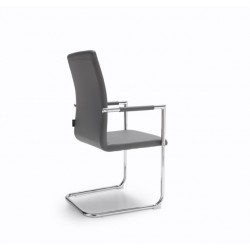 Sillón Confidente Oficina Eco Piel Modelo Evolution -  Varios colores