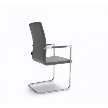 Sillón Confidente Oficina Eco Piel Modelo Evolution -  Varios colores