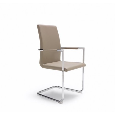 Sillón Confidente Oficina Eco Piel Modelo Evolution -  Varios colores