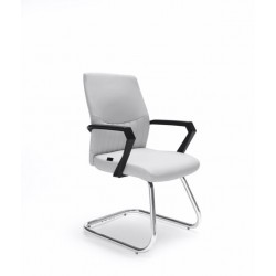 Sillón Confidente Oficina Ecopiel Modelo Kum - Varios Colores