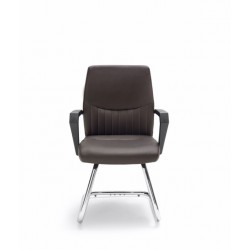 Sillón Confidente Oficina Ecopiel Modelo Kum - Varios Colores