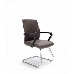 Sillón Confidente Oficina Ecopiel Modelo Kum - Varios Colores