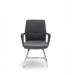 Sillón Confidente Oficina Ecopiel Modelo Kum - Varios Colores
