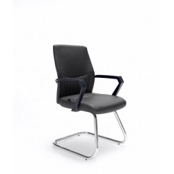 Sillón Confidente Oficina Ecopiel Modelo Kum - Varios Colores