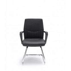 Sillón Confidente Oficina Ecopiel Modelo Kum - Varios Colores