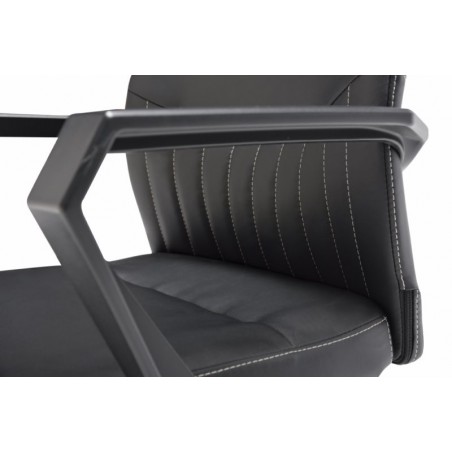 Sillón Confidente Oficina Ecopiel Modelo Kum - Varios Colores
