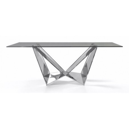Mesa Comedor Diseño Estructura Cromada Modelo Kroma
