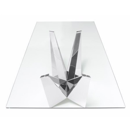 Mesa Comedor Diseño Estructura Cromada Modelo Kroma
