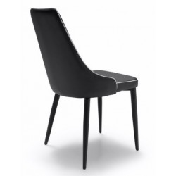 Silla Eco Piel Estilo Moderno Modelo Izan -  Varios Colores