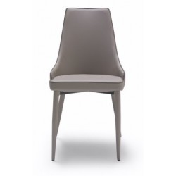 Silla Eco Piel Estilo Moderno Modelo Izan -  Varios Colores