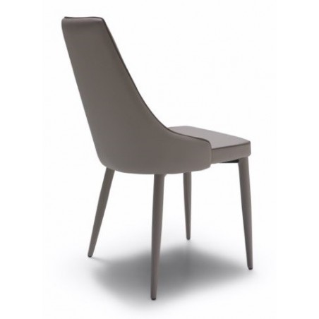 Silla Eco Piel Estilo Moderno Modelo Izan -  Varios Colores