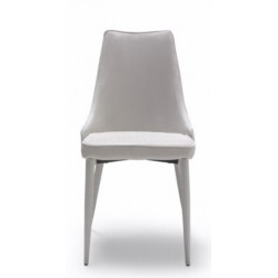 Silla Eco Piel Estilo Moderno Modelo Izan -  Varios Colores