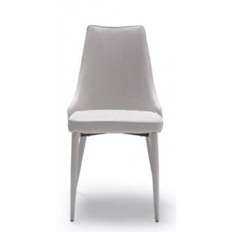 Silla Eco Piel Estilo Moderno Modelo Izan -  Varios Colores