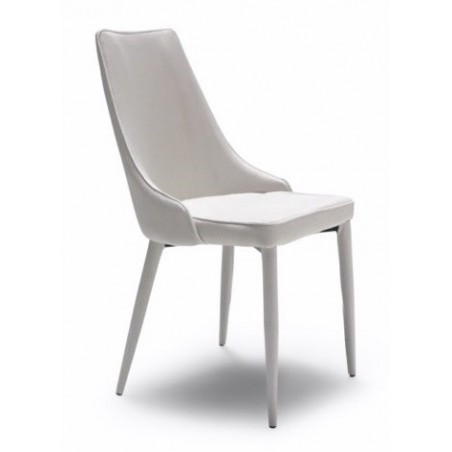 Silla Eco Piel Estilo Moderno Modelo Izan -  Varios Colores