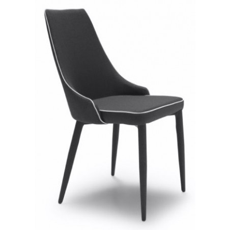 Silla Eco Piel Estilo Moderno Modelo Izan -  Varios Colores