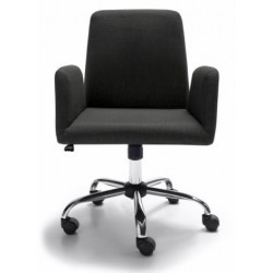 Sillón Tapizado Oficina Modelo Hugo - Varios Colores
