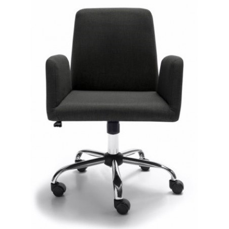 Sillón Tapizado Oficina Modelo Hugo - Varios Colores