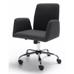 Sillón Tapizado Oficina Modelo Hugo - Varios Colores