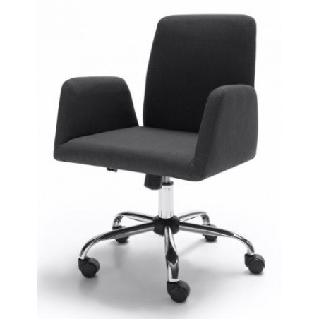 Sillón Tapizado Oficina Modelo Hugo - Varios Colores