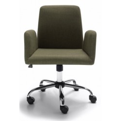 Sillón Tapizado Oficina Modelo Hugo - Varios Colores