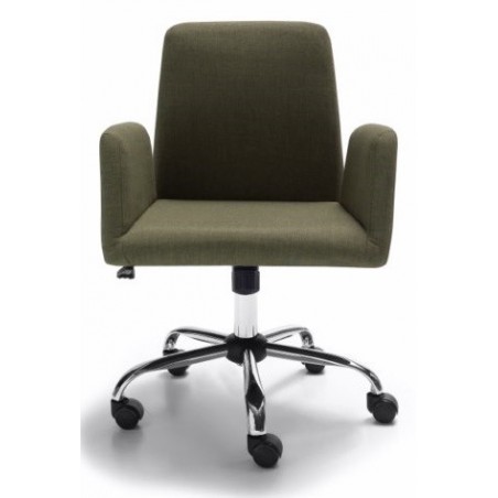 Sillón Tapizado Oficina Modelo Hugo - Varios Colores