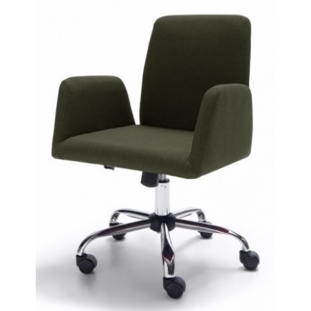Sillón Tapizado Oficina Modelo Hugo - Varios Colores