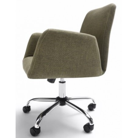 Sillón Tapizado Oficina Modelo Hugo - Varios Colores