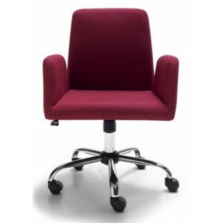 Sillón Tapizado Oficina Modelo Hugo - Varios Colores