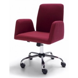 Sillón Tapizado Oficina Modelo Hugo - Varios Colores