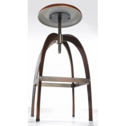 Taburete Estilo Industrial Modelo Héctor - Varios Colores