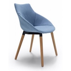 Silla Diseño Tapizada Modelo Greta - Varios Colores